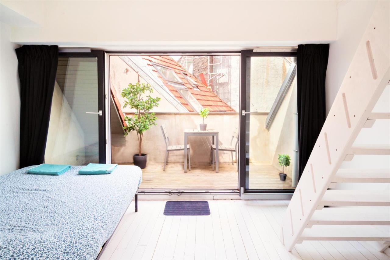 Beautiful Terrace Apartment In The Heart Of Antwerpen Kültér fotó